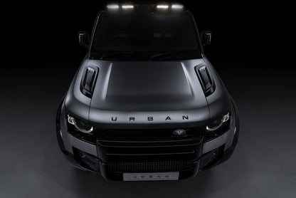 Land Rover Defender 90/110 2020+ Bonnet Vents 'Best of British'  (gloss black)