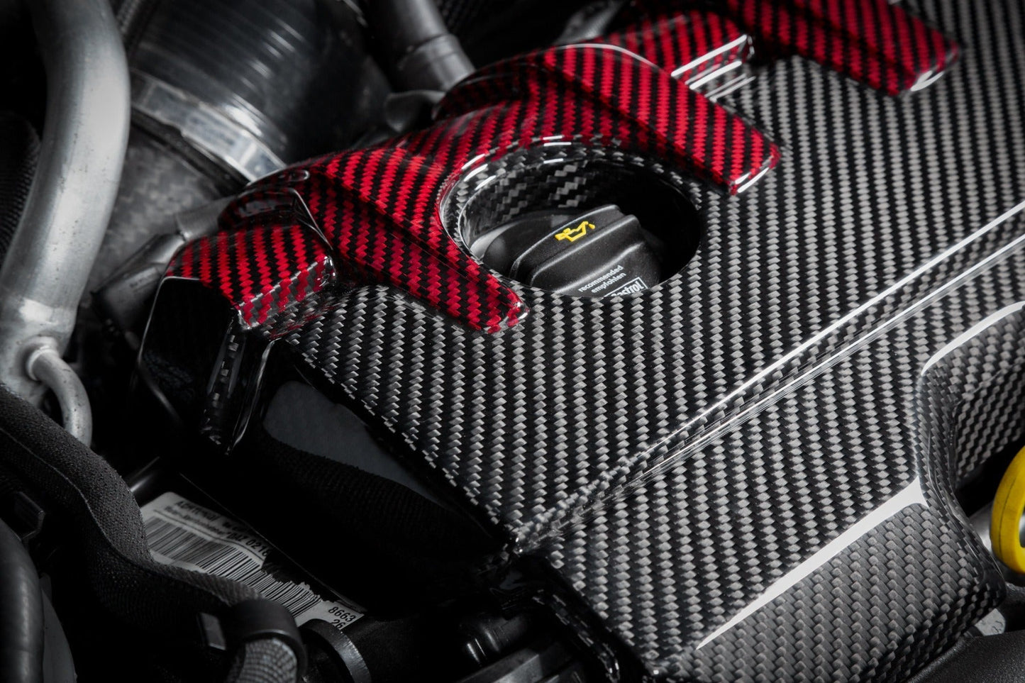 Audi RS3 Gen 2 TTRS 8S Black & Red Engine Cover