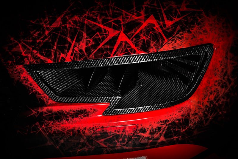 Audi RS3 Carbon Headlamp Race Ducts for Stage 3 intake