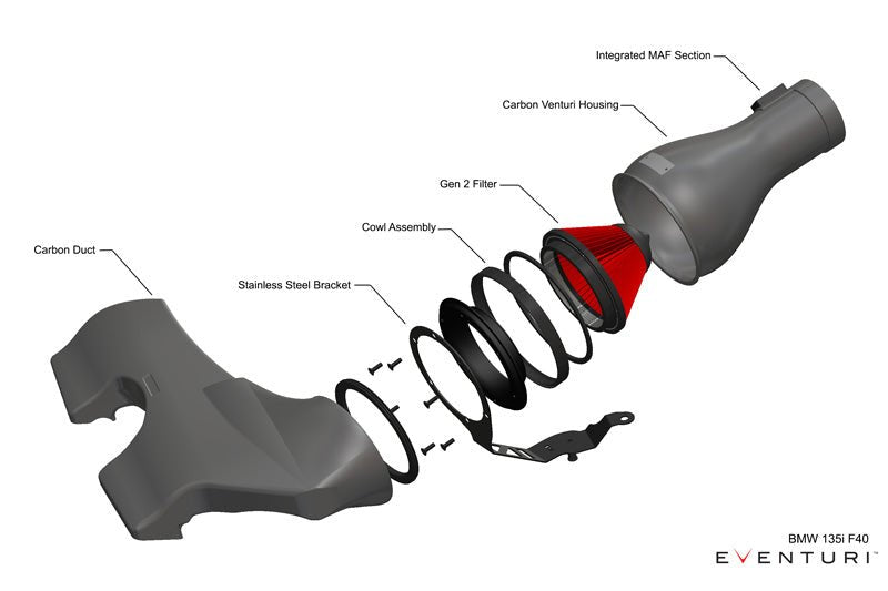 BMW F40 M135i, F44 M235i Carbon Intake