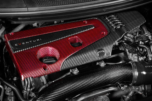 Honda FK8 and FK2 Engine Cover Red and Black